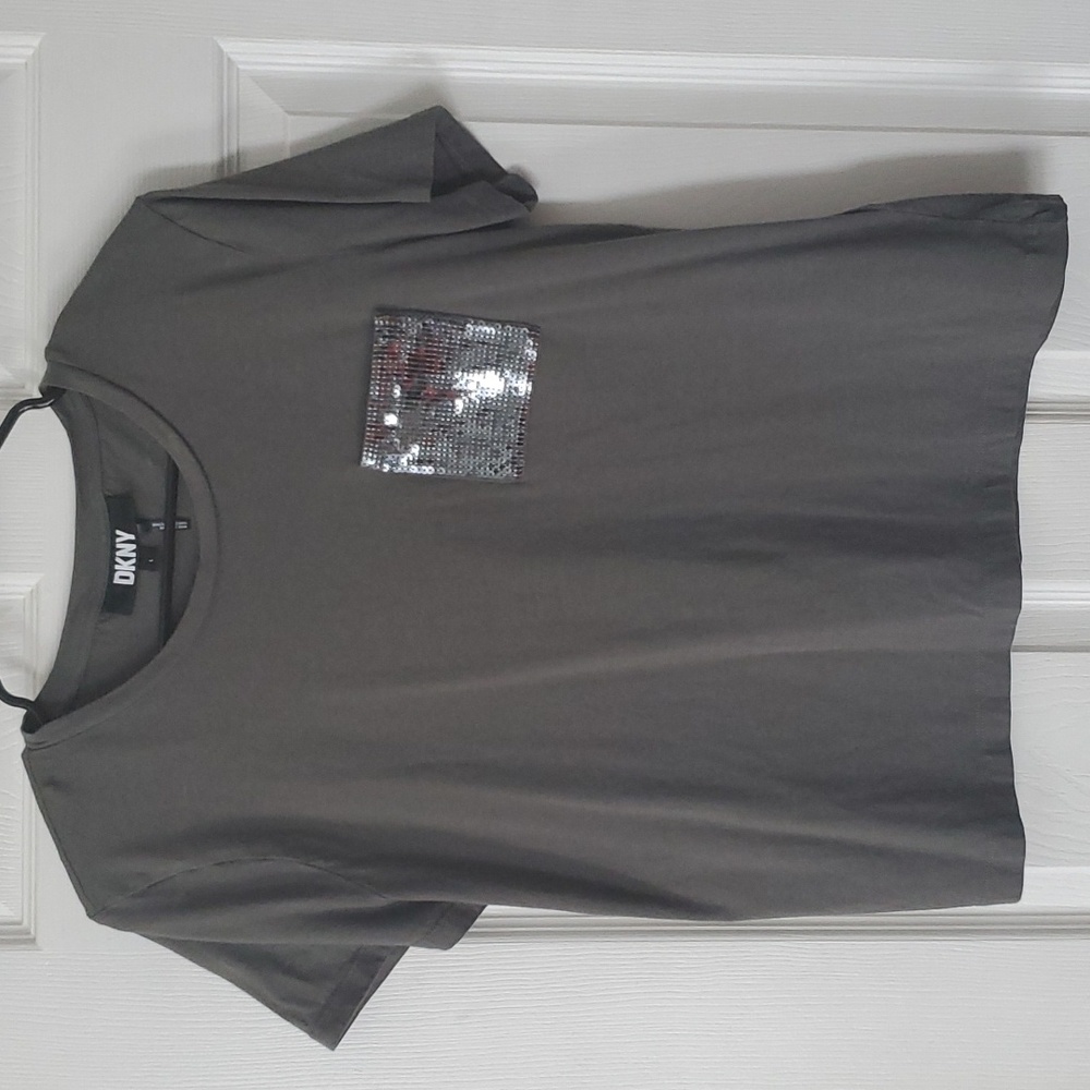 DKNY Top with sequence pocket